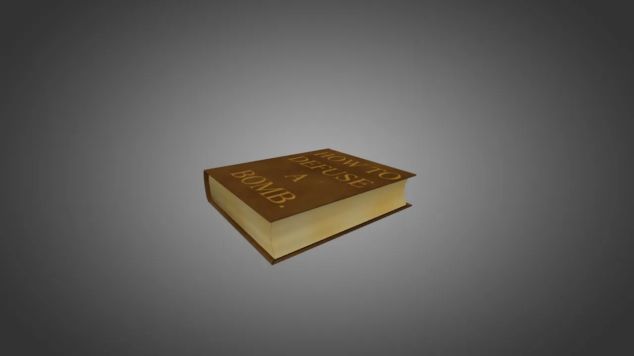 Скачать Модель щипцов v_ How to Defuse a Bomb Book для CS 1.6: звуки, анимация осмотра, текстуры - Скриншот