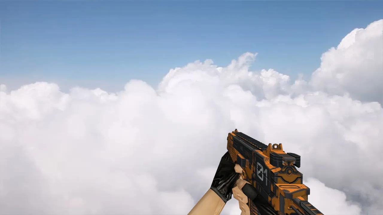 Скачать Модель MP9 Colony 01 Orange для CS 1.6 - Скачай сейчас - Скриншот