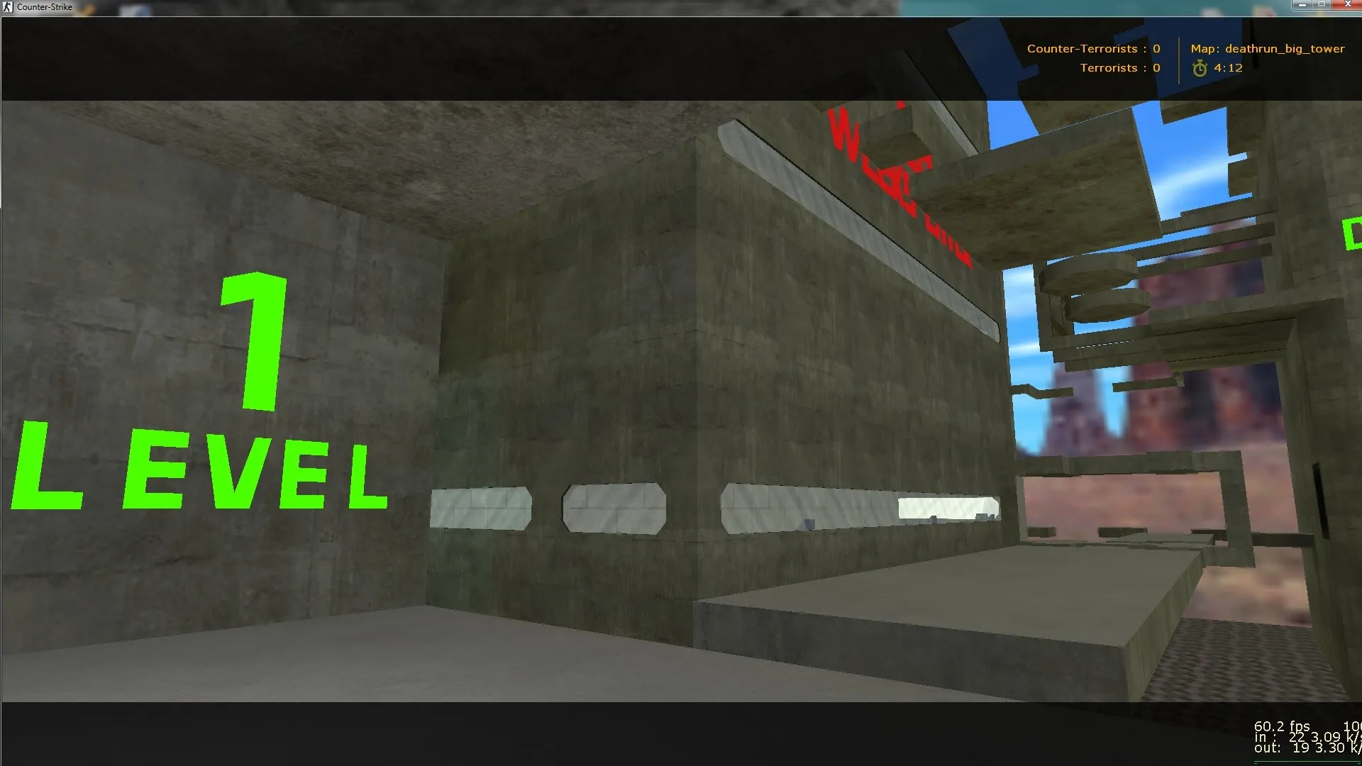 deathrun_big_tower для CS 1.6: карта с big tower, ловушки и раунды по правилам — скриншот 6