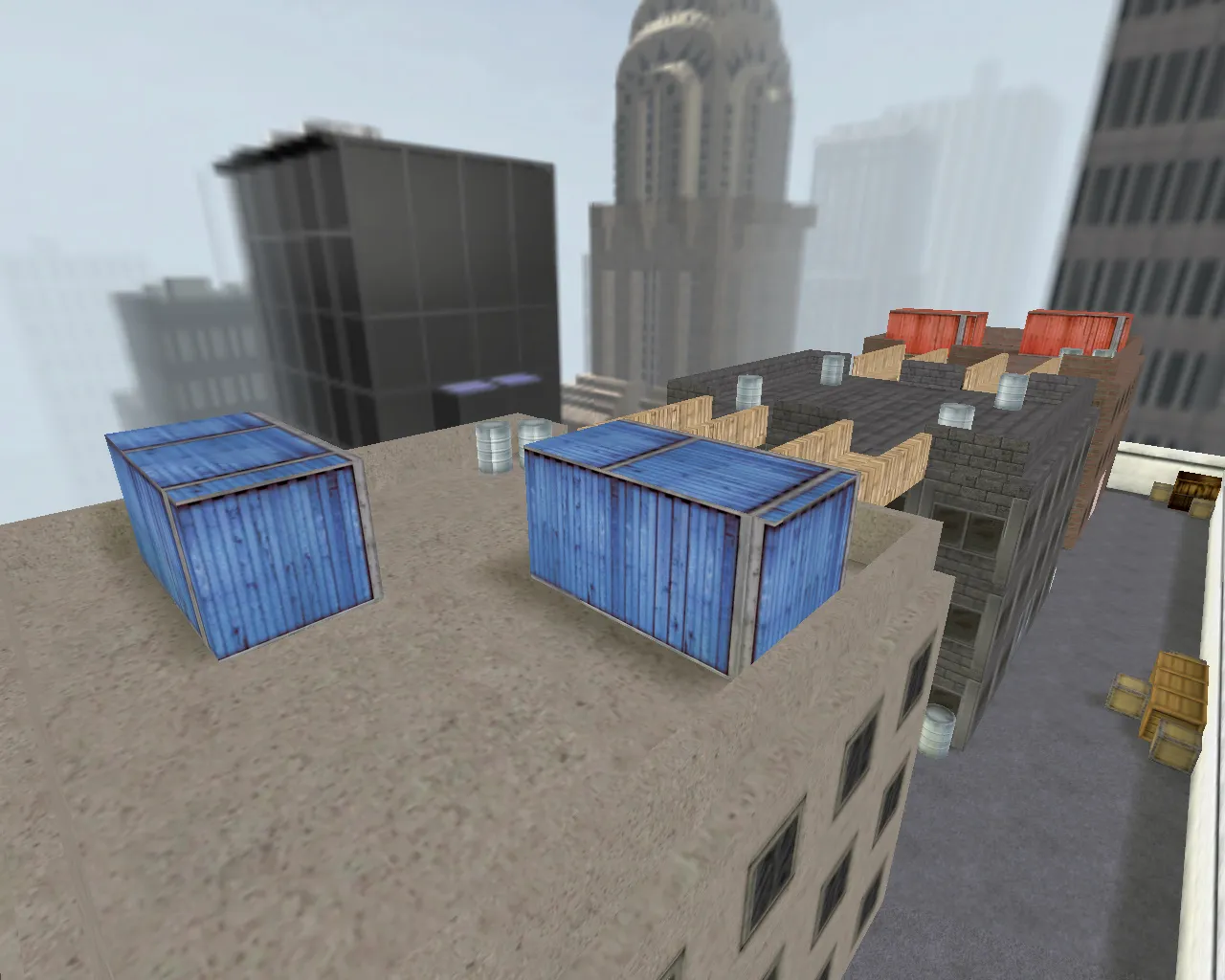 Скачать Карта «ka_rooftop» для CS 1.6: ножевые раунды, баланс сторон, .nav для ботов и оптимизация - Скриншот