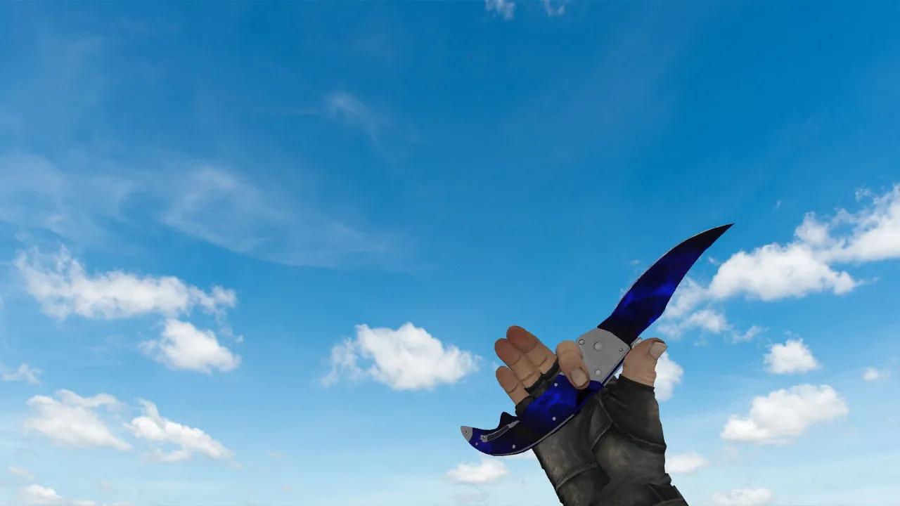 Falchion Doppler Phase 4 нож v_ p_ w_ для CS 1.6: звуки, анимация осмотра, текстуры — скриншот 1