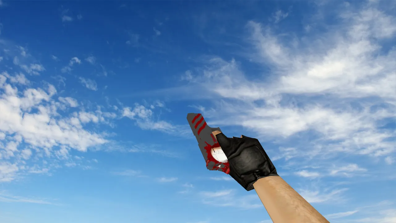 Скачать Модель P250 Bloody Skull для Counter-Strike 1.6 - Скриншот