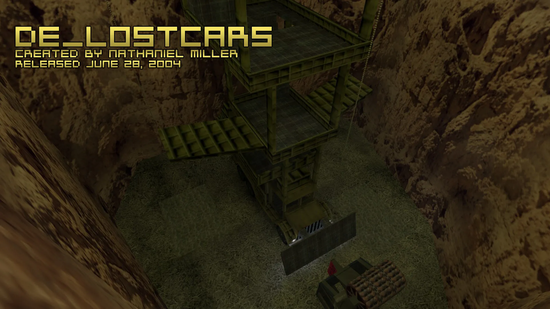 Карта de_lostcars для CS 1.6 - тактика и подробности — скриншот 1