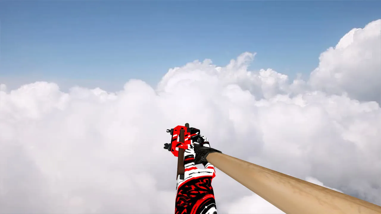 Скачать Модель «P90 Calligraphy» для CS 1.6 - уникальный скин для вашего оружия - Скриншот