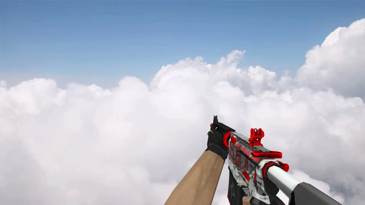 Скачать Модель v_m4a4_skar / p_m4a4_skar / w_m4a4_skar для CS 1.6: звуки, осмотр, текстуры и настройка - Скриншот