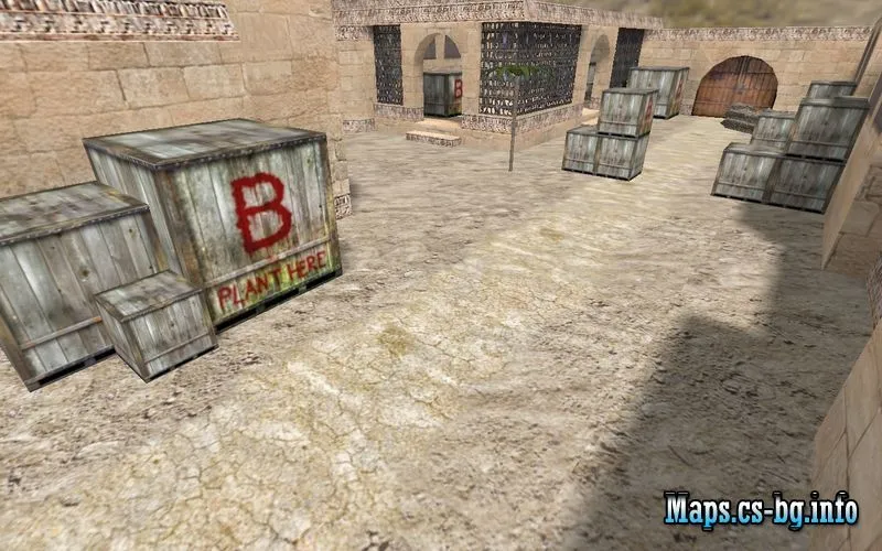 Скачать Карта de_dust_krystal578 для CS 1.6: точки, раунды, оптимизация и bot .nav - Скриншот