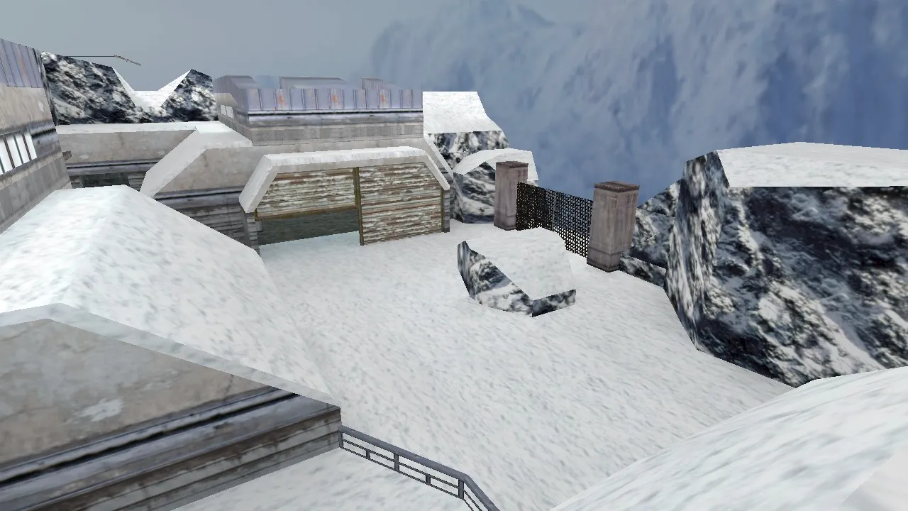 Карта de_winternuke для CS 1.6: тактика и особенности — скриншот 1