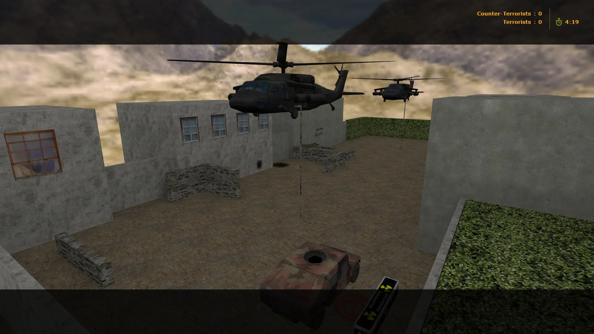 Скачать Карта 1zyh_peace_mission_00 для CS 1.6: баланс сторон, точки под раунд и настройки для стабильного FPS - Скриншот