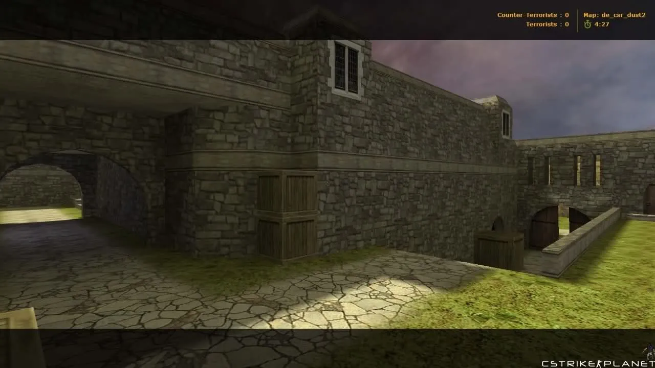 Скачать de_csr_dust2 карта для CS 1.6: точки, баланс сторон, .nav для ботов и оптимизация wpoly/epoly - Скриншот