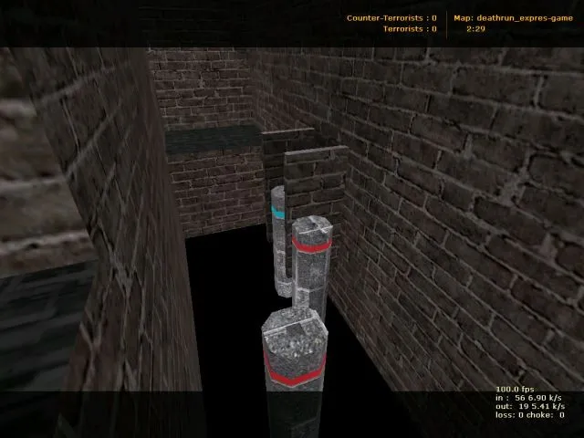 Скачать deathrun_expres-game для CS 1.6: карта deathrun, точки, маршруты и настройка сервера - Скриншот