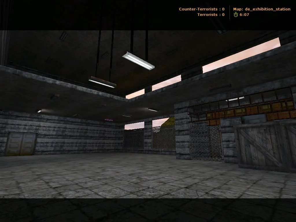 de_exhibition для CS 1.6: обзор карты, точки, баланс сторон и оптимизация wpoly/epoly — скриншот 1