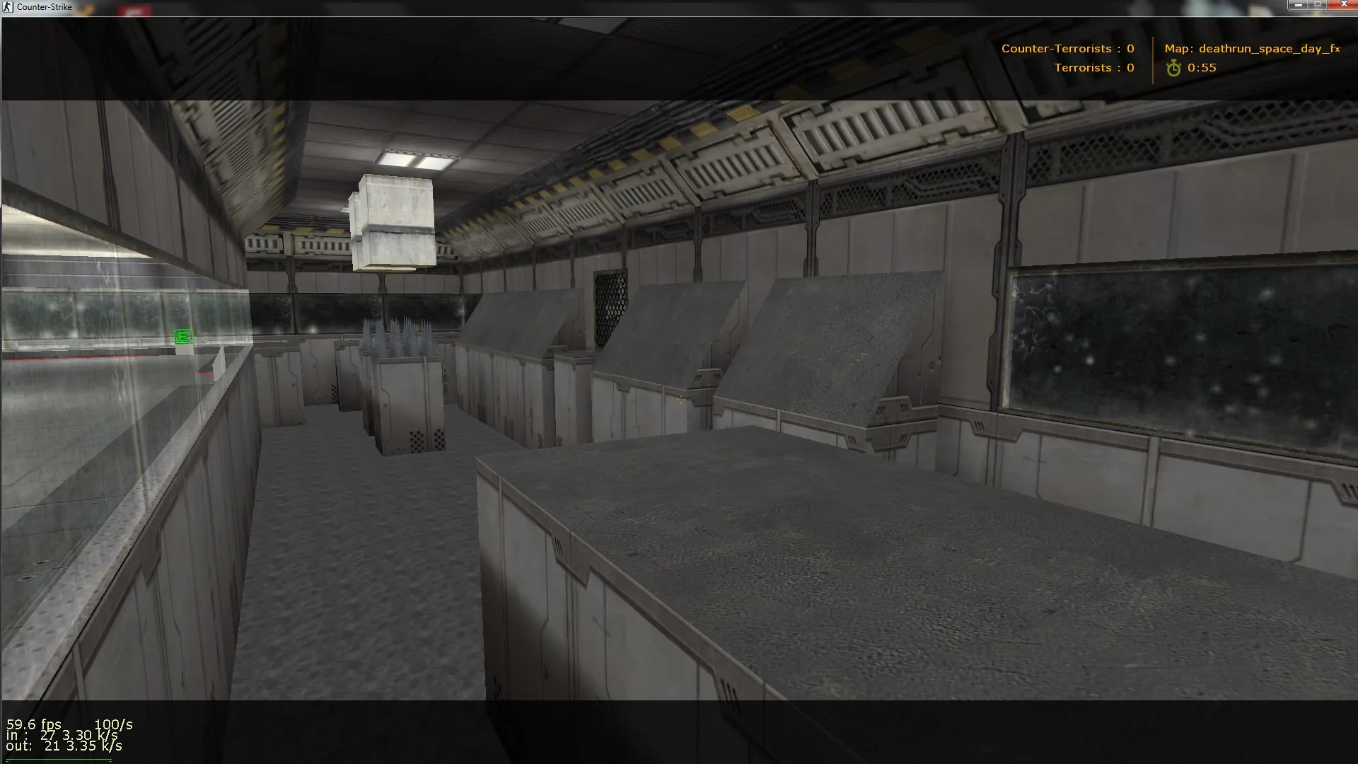 Скачать deathrun_space_day_fx для CS 1.6: карта Deathrun, дневные FX, точки под защиту и ловушки - Скриншот