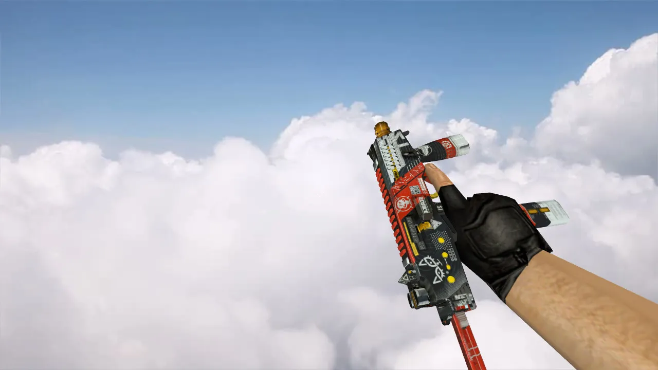 Скачать Модель MP9 «Кровавый спорт» для CS 1.6 - Качественные текстуры и звук - Скриншот