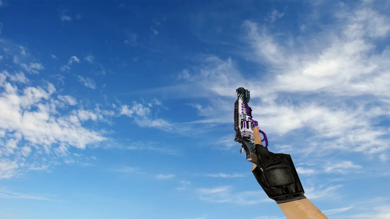 Скачать Модель «R8 Revolver Veteran Purple» для CS 1.6: Премиум выбор - Скриншот