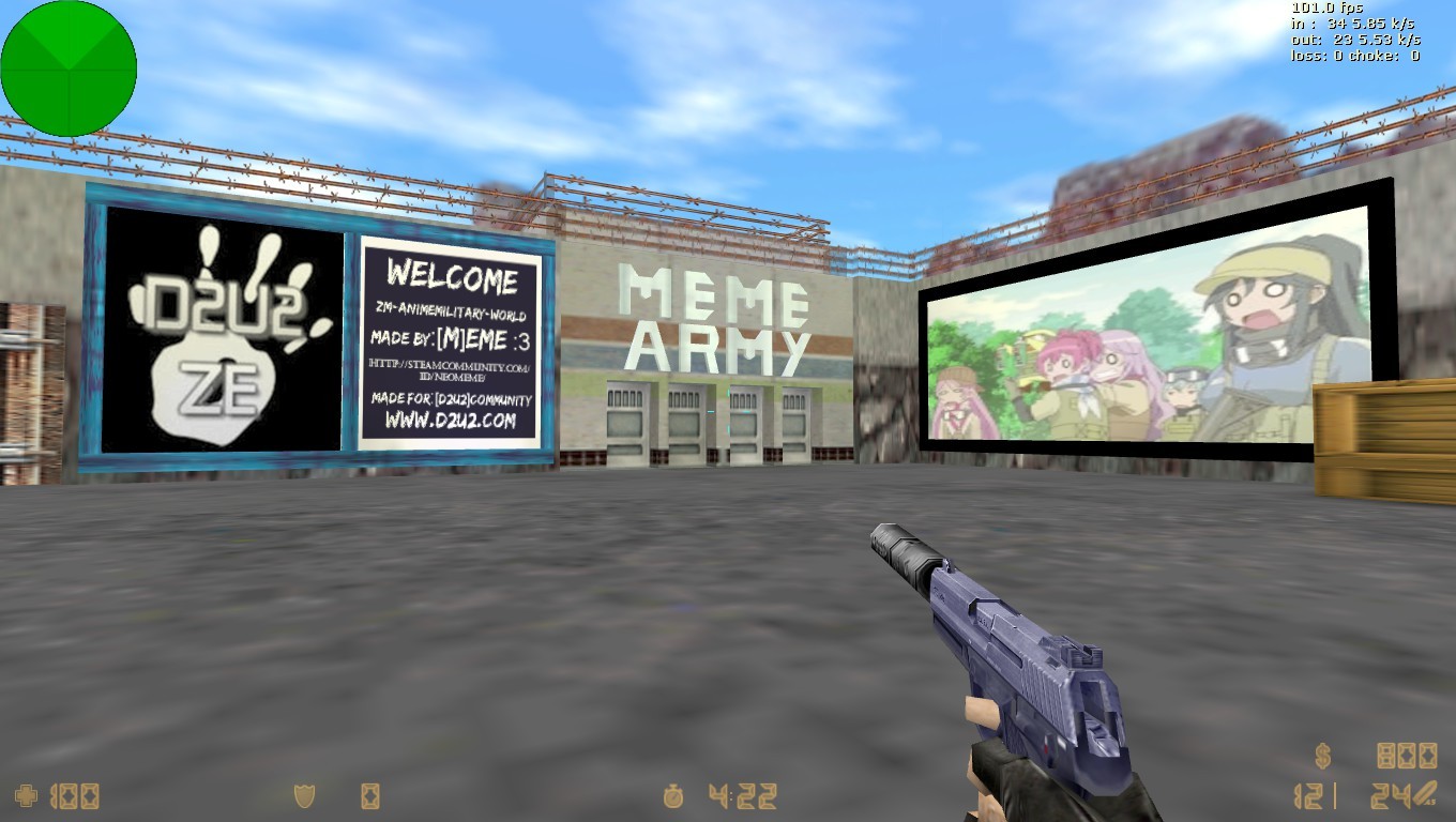 Скачать zm_animemilitary_world_v1 - Скриншот