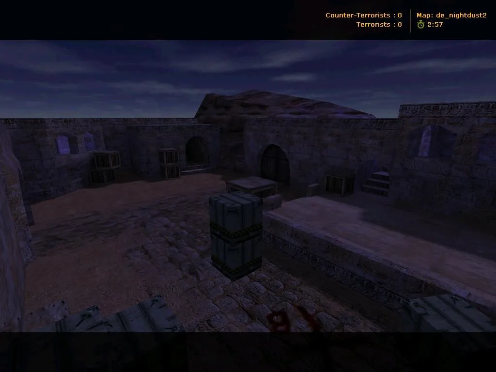 Скачать Карта de_nightdust2 для CS 1.6 - Технические детали и тактика - Скриншот