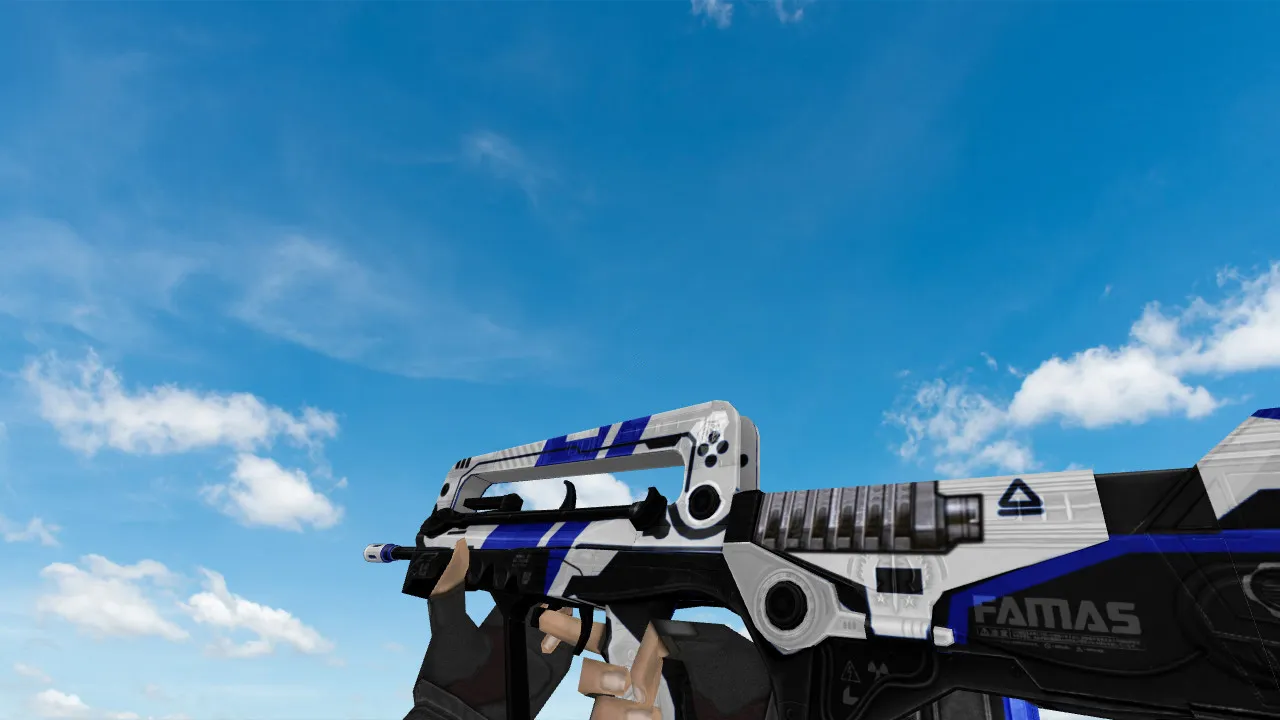 Скачать Модель «Famas Gekko» для CS 1.6 - Качественные текстуры и анимация - Скриншот