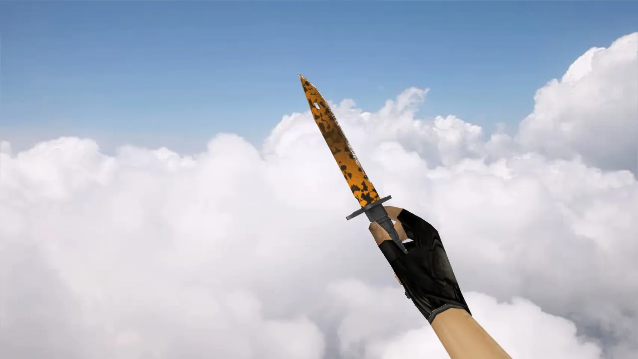 Модель ножа Bayonet «Реактор» для CS 1.6: v_ и p_ модели, звуки, анимация осмотра, текстуры — скриншот 2