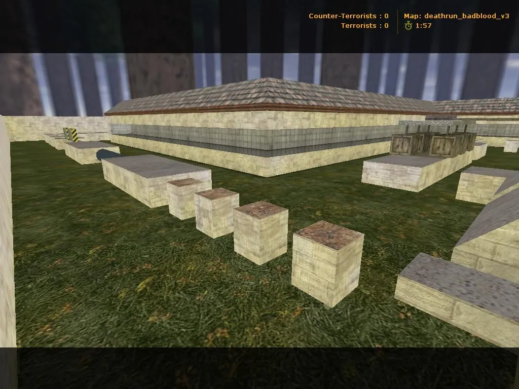 deathrun_badblood_v3 для CS 1.6: тактики, точки, .nav и оптимизация карты — скриншот 6