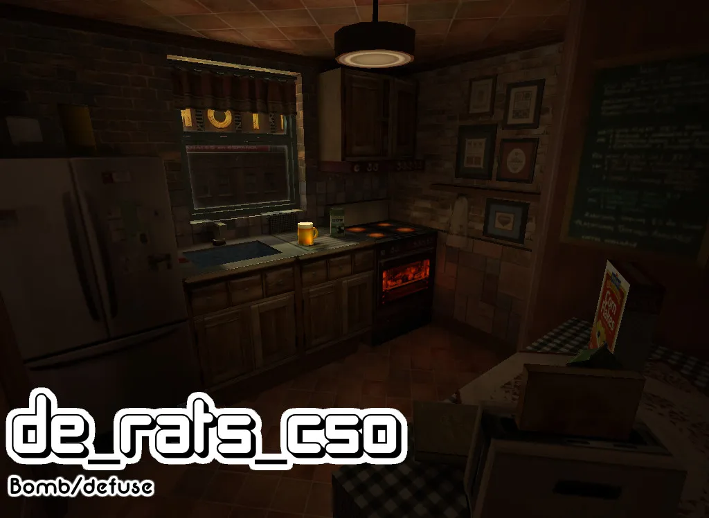 Карта de_rats_cso для CS 1.6 - Тактическая игра в миниатюре — скриншот 6