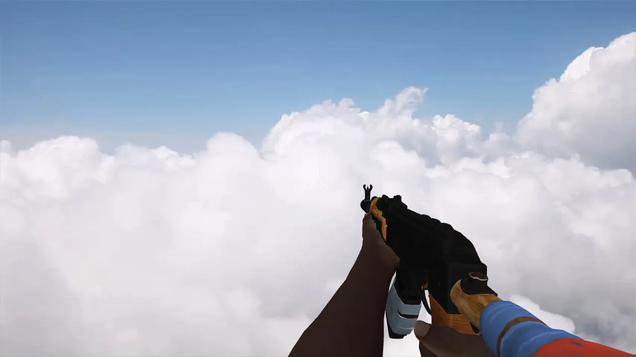 Скачать Модель «AK-47 RUST» для CS 1.6: v_ и p_ модели, звуки, анимация осмотра и качество текстур - Скриншот