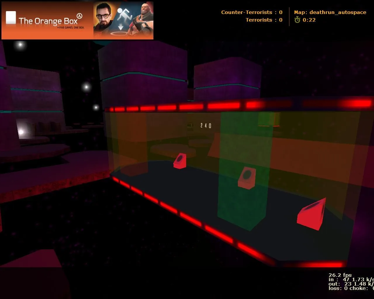 deathrun_autospace_beta1 для CS 1.6: карта deathrun, точки, боты (.nav), оптимизация wpoly/epoly — скриншот 7