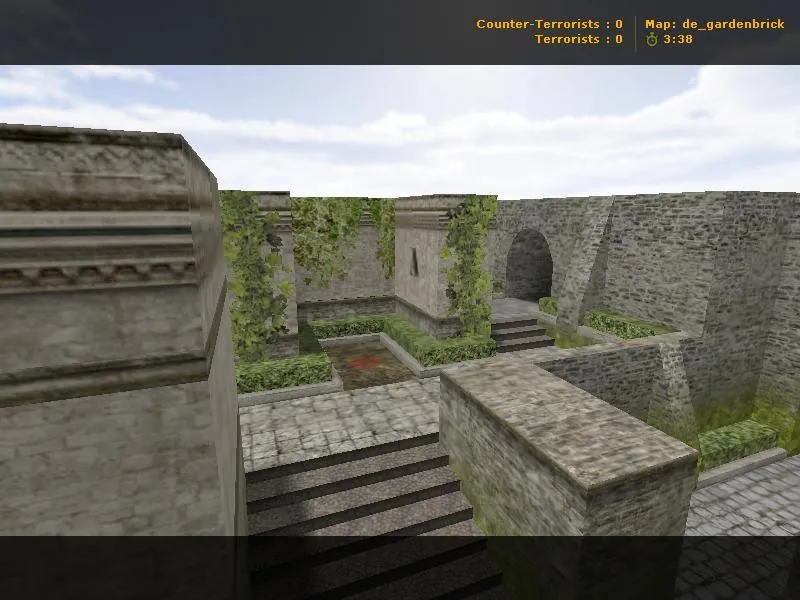 Карта de_gardenbrick для CS 1.6: геймплей, точки, .nav, оптимизация и запуск без вирусов — скриншот 6