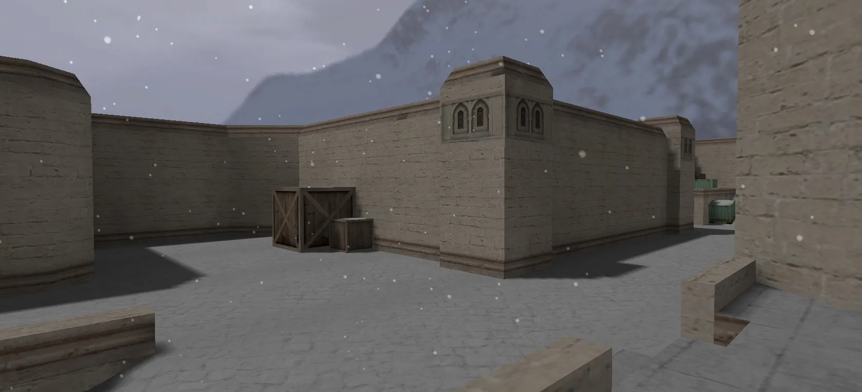 Скачать de_dust2_winter_csco — зимняя DE_Dust2 карта для CS 1.6: точки, раунды, оптимизация и боты - Скриншот
