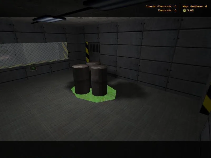 Скачать deathrun_hl для CS 1.6: карта Deathrun, точки, маршруты и настройка раунда - Скриншот