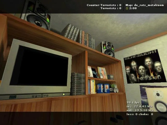 Скачать Карта de_rats_metalroom для CS 1.6 - Тактические возможности и особенности - Скриншот