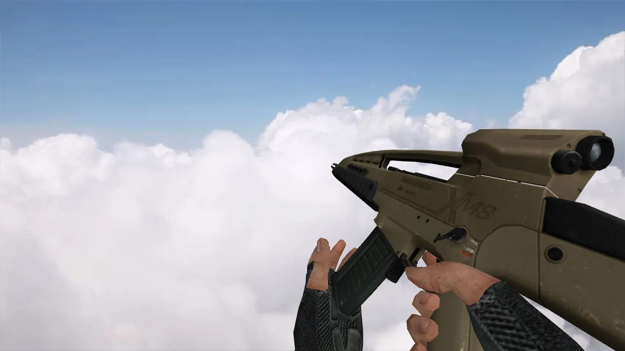 Скачать Модель «HK XM8» для CS 1.6 – Оружие с высоким качеством - Скриншот