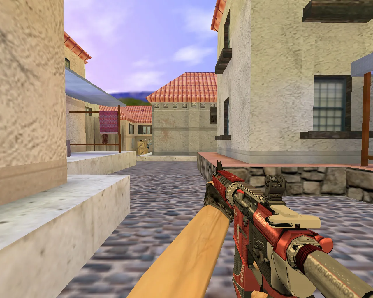 Скачать aim_italy для CS 1.6 — прицеливание, спавн ботов, точки для тренировки и стабильный FPS - Скриншот