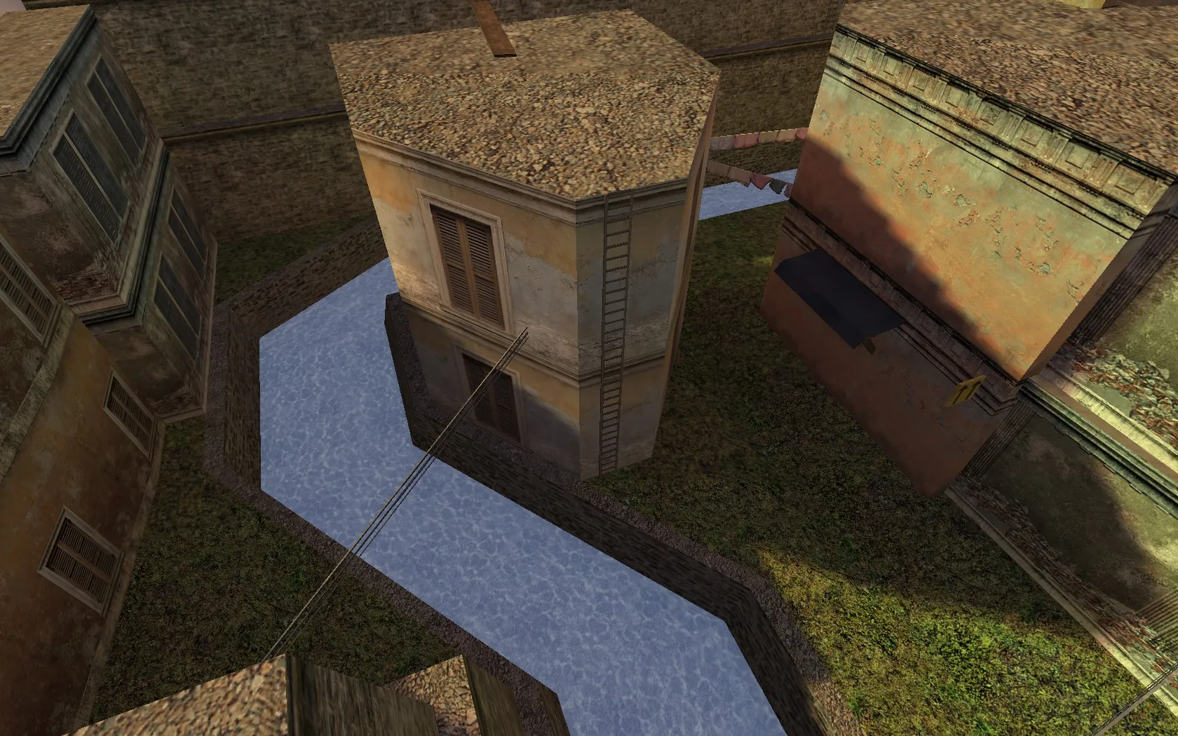 Скачать deathrun_havana для CS 1.6: карта Deathrun, точки ловушек, .nav для ботов и оптимизация - Скриншот