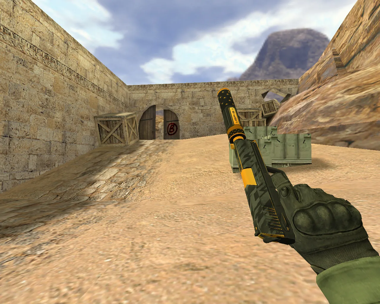 Скачать Модель «USP Орион» для CS 1.6: Оружие для точной стрельбы - Скриншот