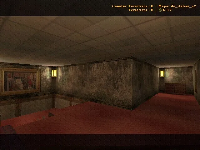 Скачать Карта de_italian_v2 для CS 1.6 - Баланс и тактика - Скриншот