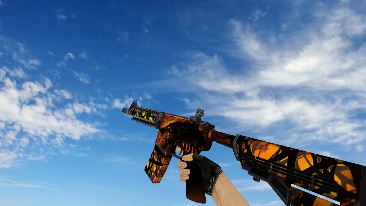 Скачать Модель M4A4 Hound для CS 1.6: v_/p_/w_ модели, звуки, анимация осмотра, качество текстур - Скриншот