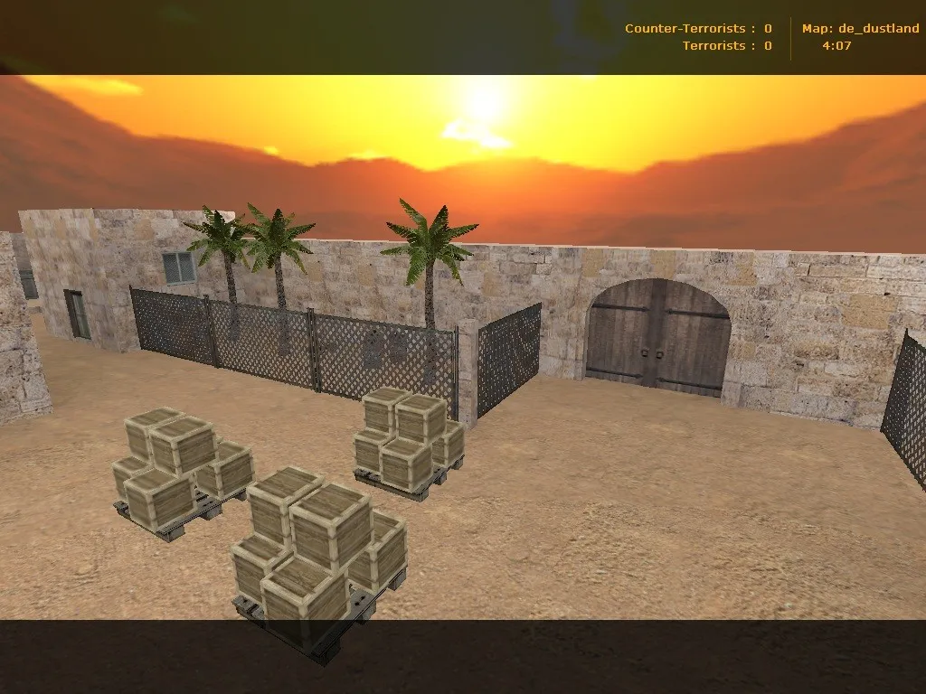Скачать de_dustland — DE карта для CS 1.6: баланс сторон, точки под плент, .nav для ботов, оптимизация - Скриншот