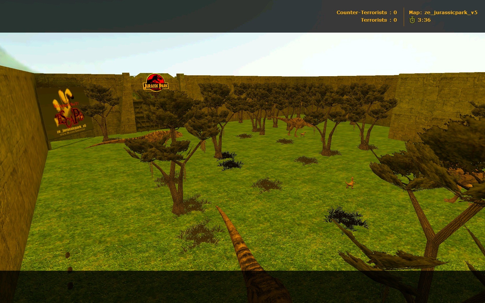 ze_jurassicpark_v5 — скриншот 2