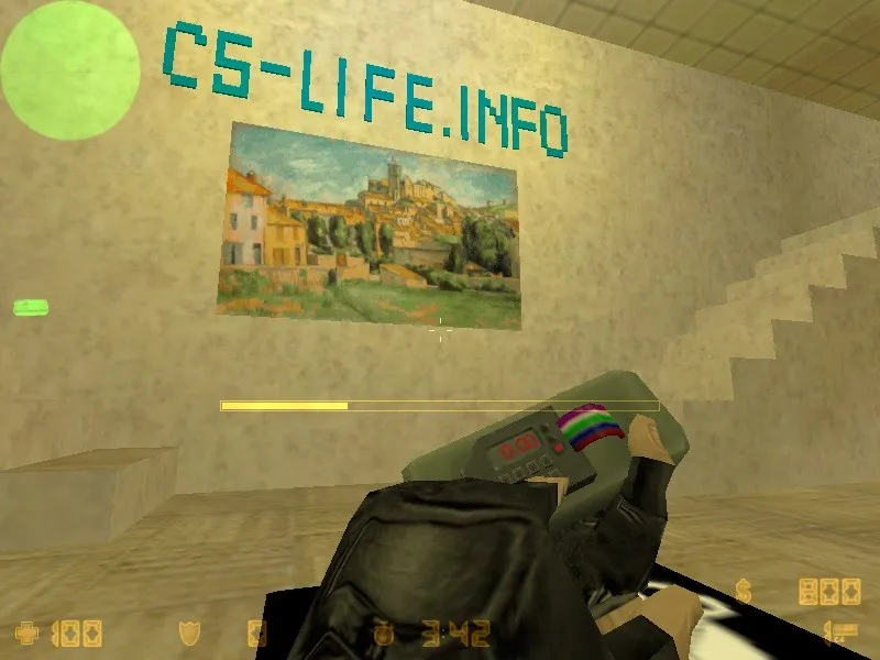 Скачать c4_mansion — DE карта для CS 1.6: тактика сторон, точки, оптимизация и боты - Скриншот