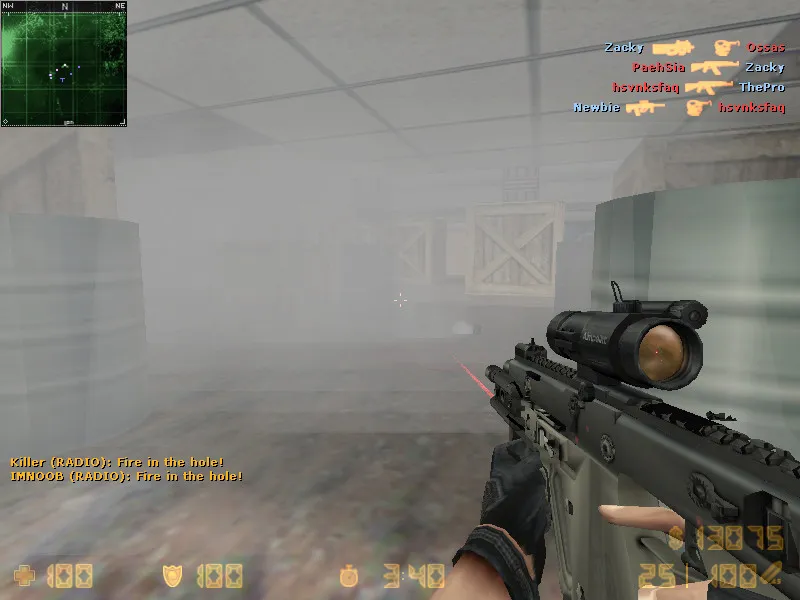 Скачать de_battleground карта для CS 1.6: спавны, тактика CT/T и .nav для ботов - Скриншот