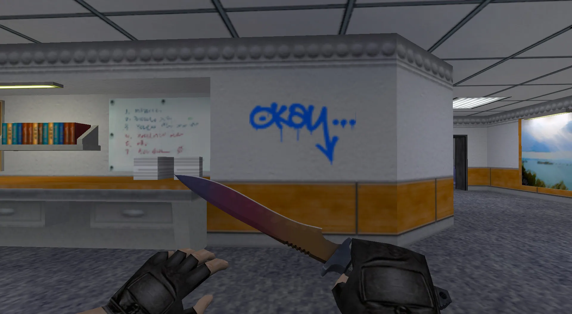 Скачать Граффити «Окей» для CS 1.6 - Уникальный стиль и выразительность - Скриншот