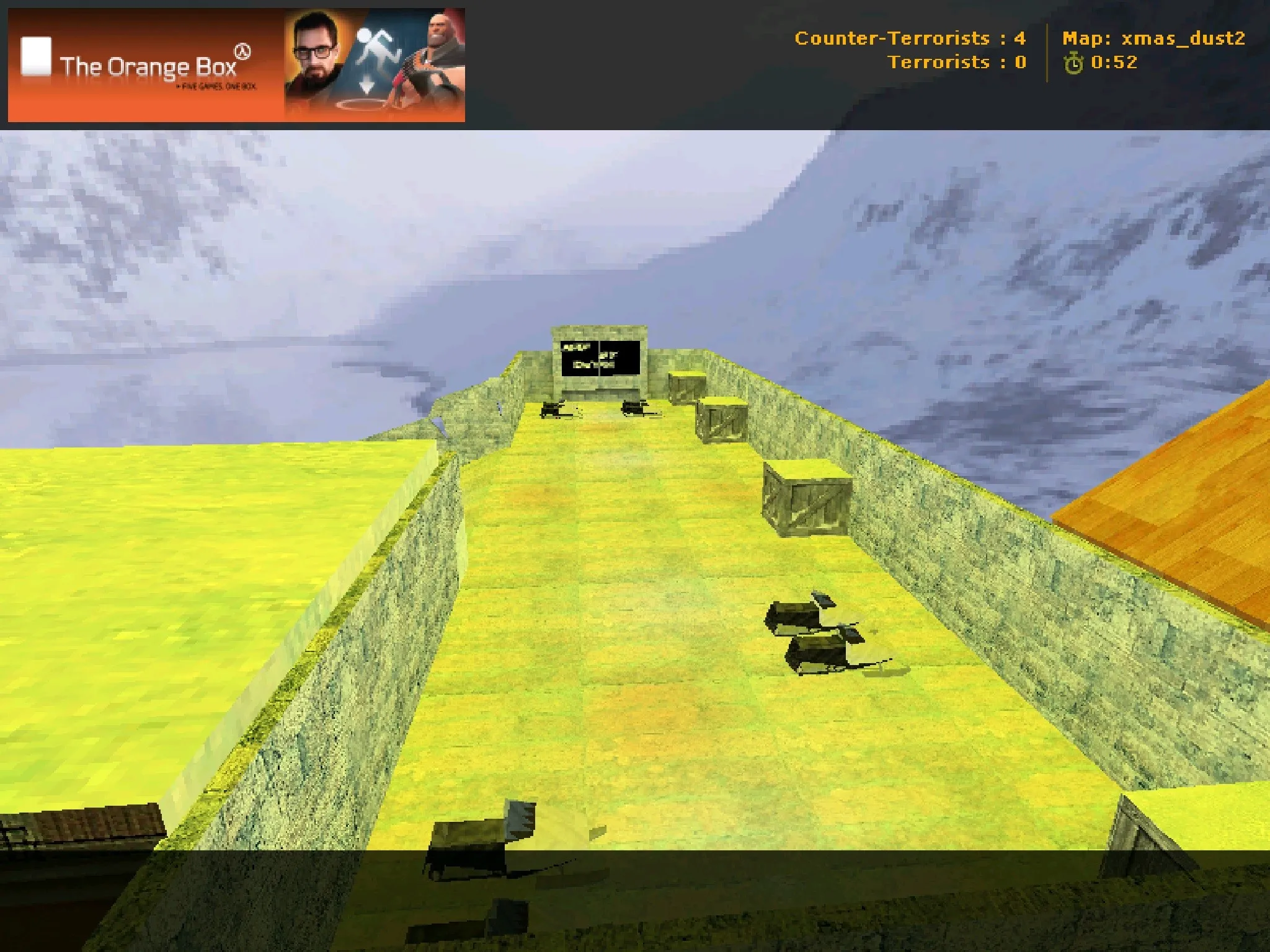 Карта xmas_dust2 для CS 1.6 – Зимняя версия классической карты — скриншот 9
