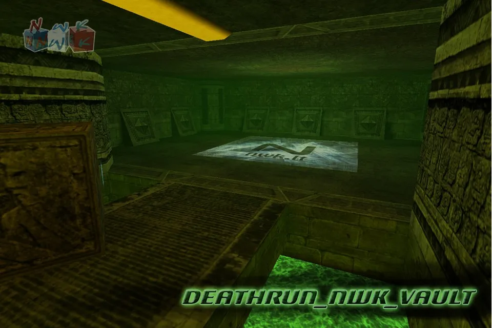 Скачать deathrun_nwk_vault — карта Deathrun для CS 1.6: точки, маршруты, bots .nav, оптимизация - Скриншот