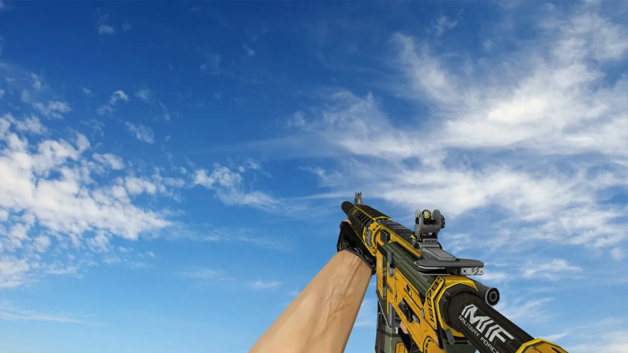 Скачать Модель M4A4 «Облом» v_ в CS 1.6: p_ w_ оружие, звуки, анимация осмотра, текстуры и качество вида - Скриншот