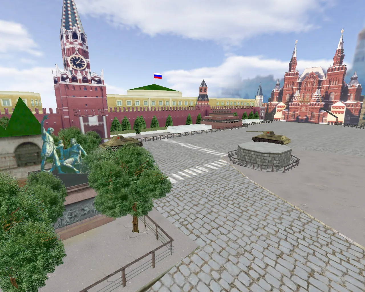 Карта de_red_square для CS 1.6: Тактики и особенности — скриншот 2