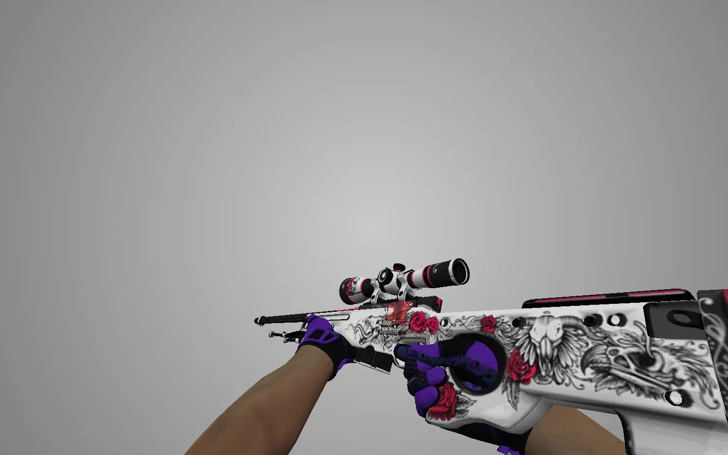 Скачать Модель «AWP «Ромео и Джульета» для CS 1.6 с перчатками - Скриншот