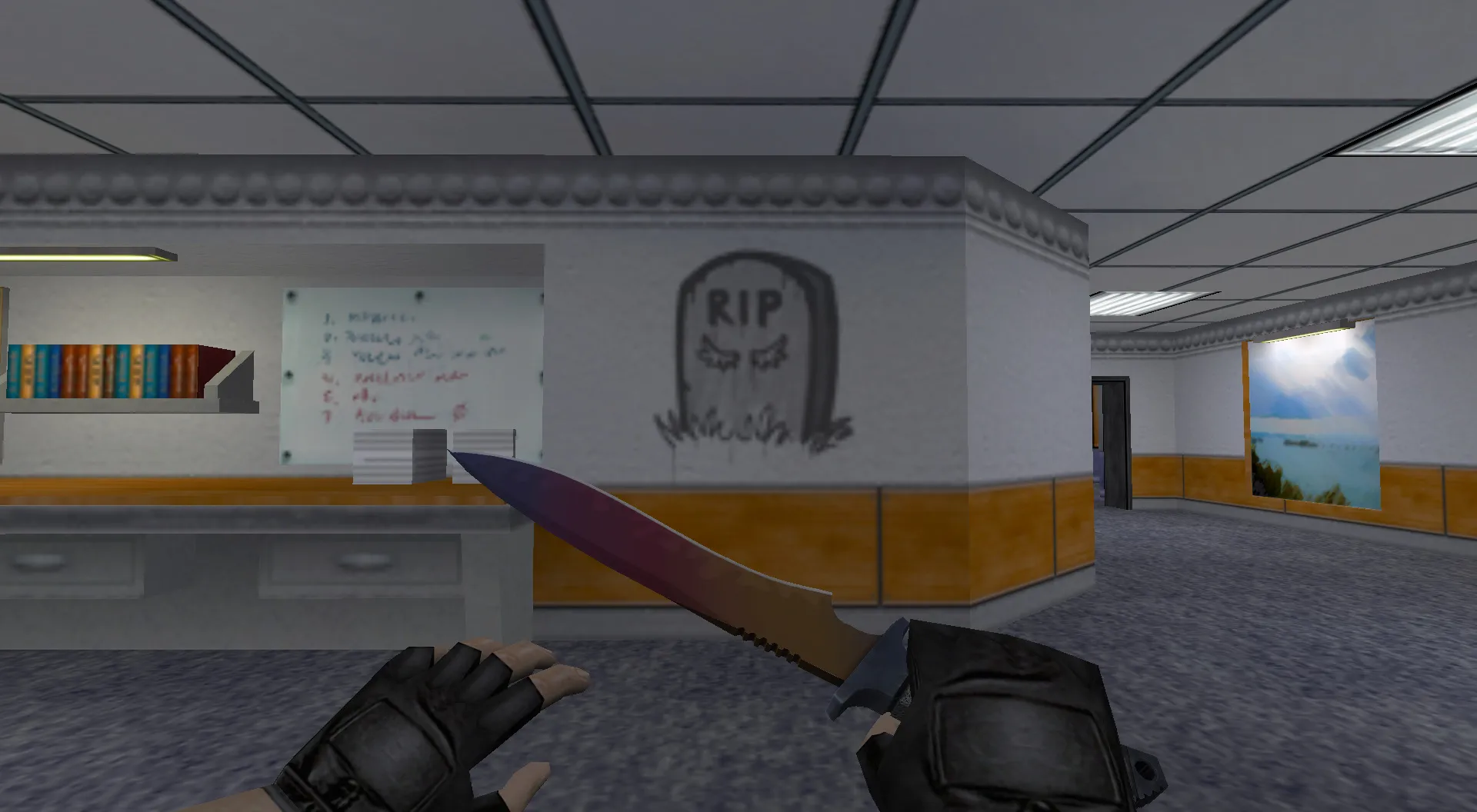 Скачать Граффити «Надгробие» для CS 1.6 - Уникальный стиль из CS:GO - Скриншот