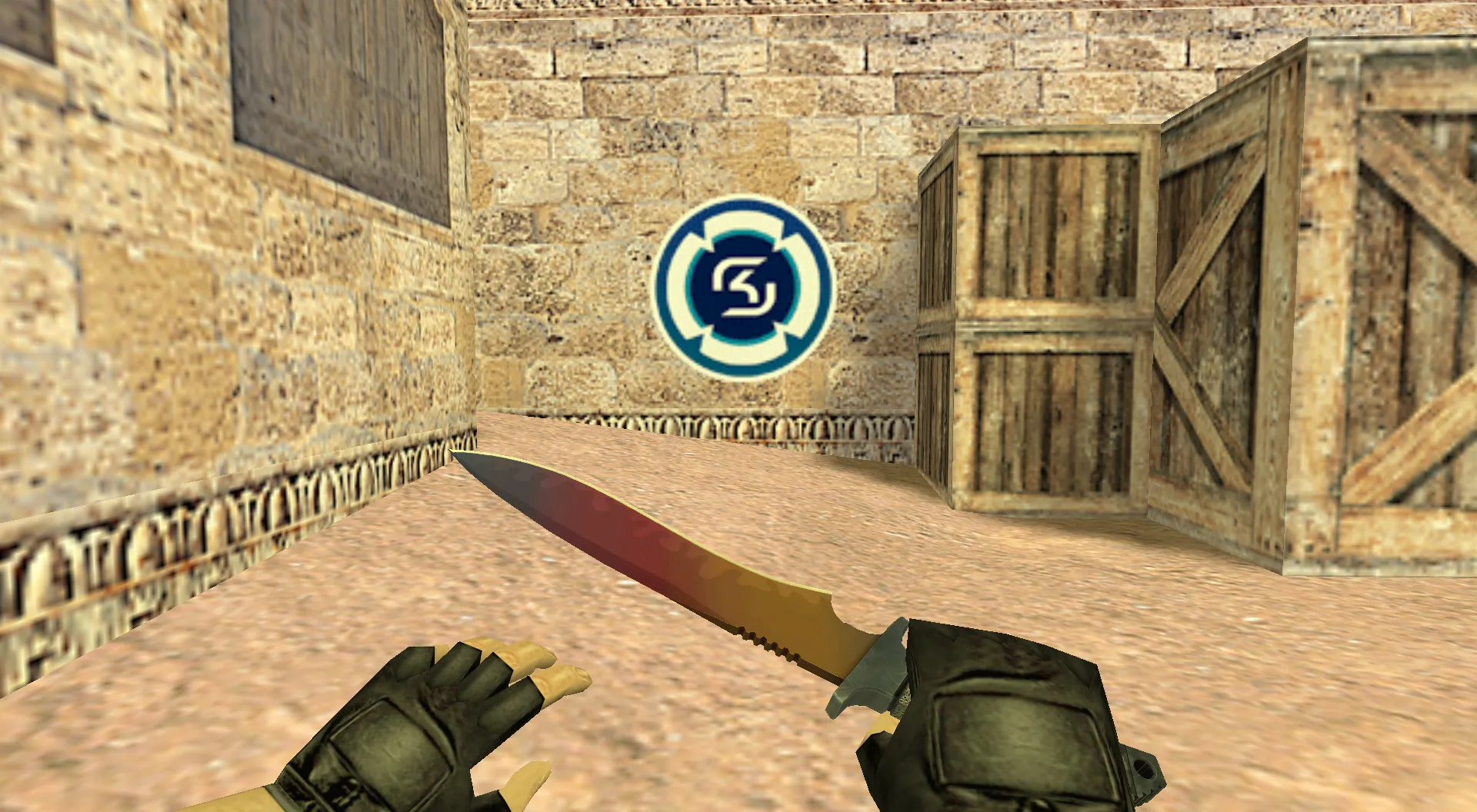 Скачать Граффити «SK Gaming Logo» для CS 1.6 - Эпическая Символика Киберспорта - Скриншот
