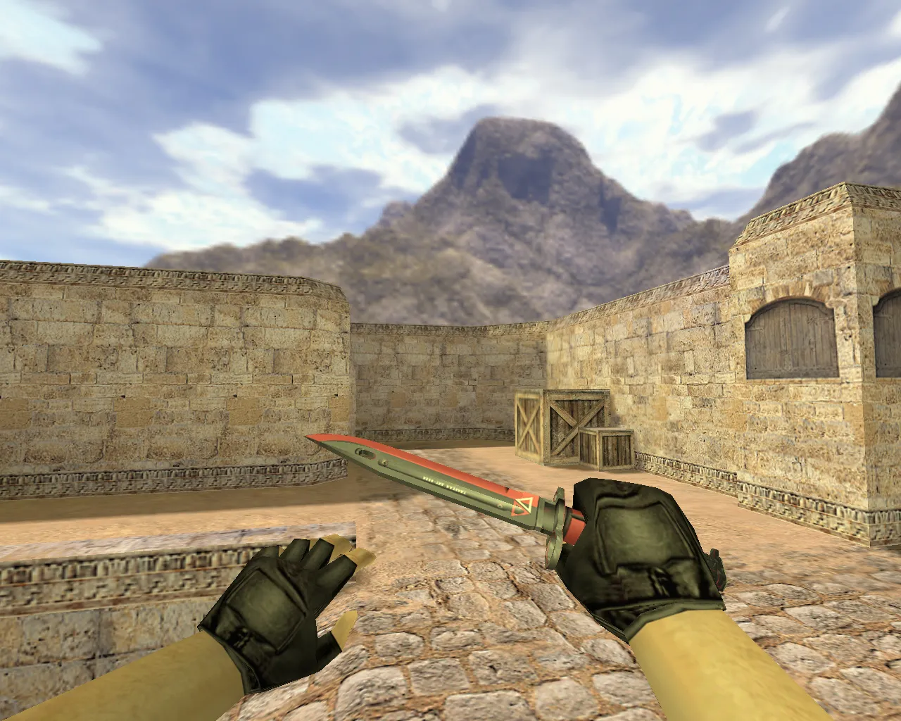 Скачать Модель «Штык-нож Экотек» v_knife_p в CS 1.6: звук, анимация осмотра, v_ и p_ модели для ножа - Скриншот