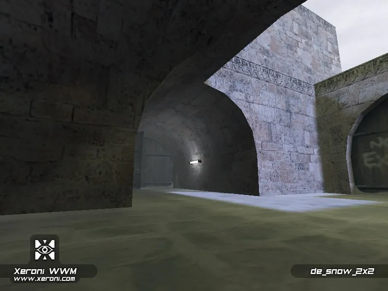 Карта de_snow_2x2 для CS 1.6 - Тактика и особенности — скриншот 2